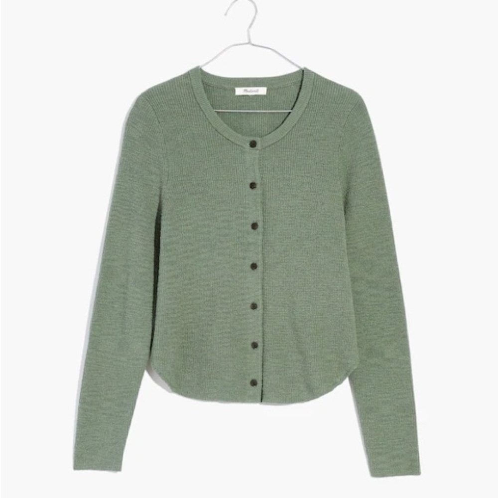 Madewell Sage Knit Cardigan
